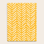 Arrow Lines Pattern in Mustard Yellow shades 1 Notebook Gallery Image 4