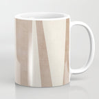 Light Brown Modern Minimalist Abstract Coffee Mug Gallery Image 1