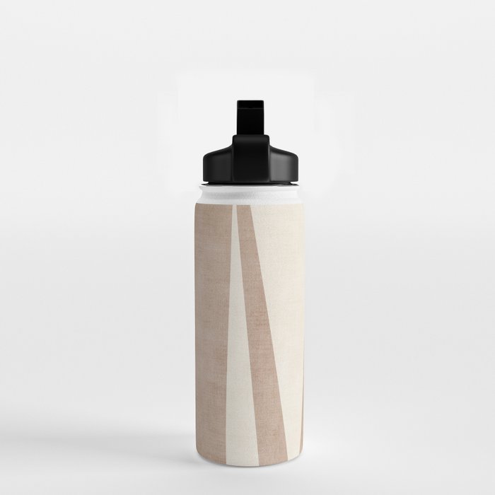 Light Brown Modern Minimalist Abstract Water Bottle Gallery Image 2