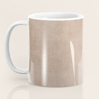 Light Brown Modern Minimalist Abstract Coffee Mug Gallery Image 3