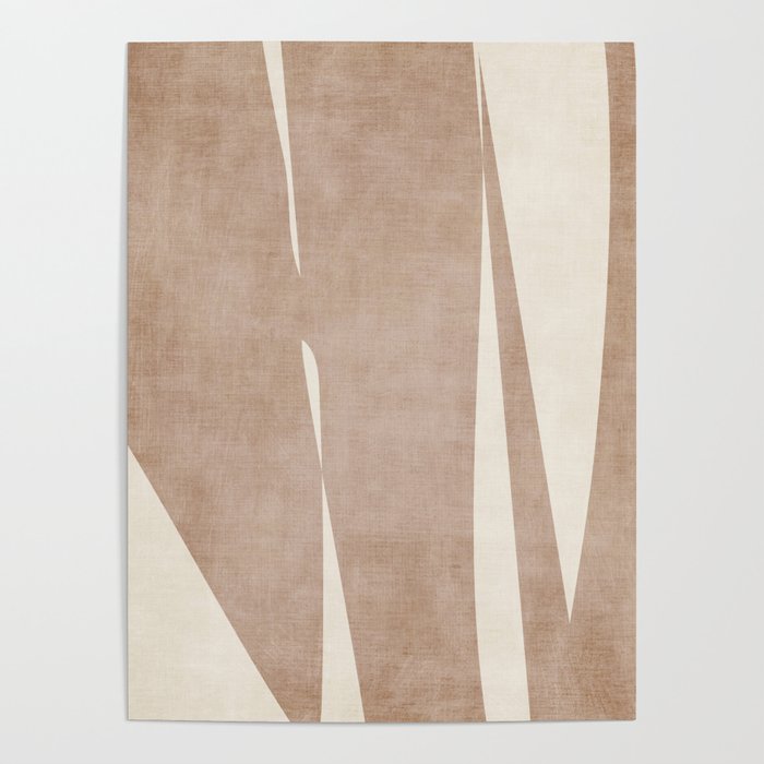 Light Brown Modern Minimalist Abstract Poster Gallery Image 4