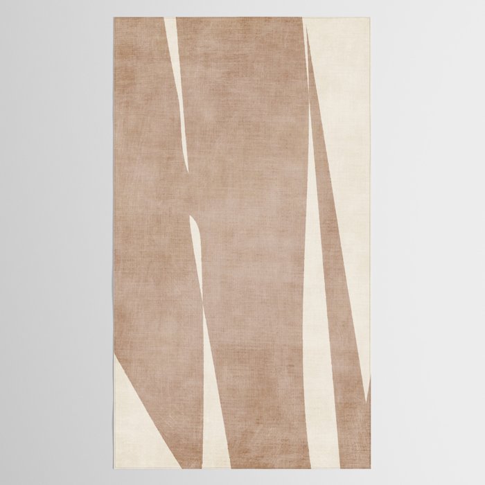 Light Brown Modern Minimalist Abstract Tablecloth Gallery Image 2