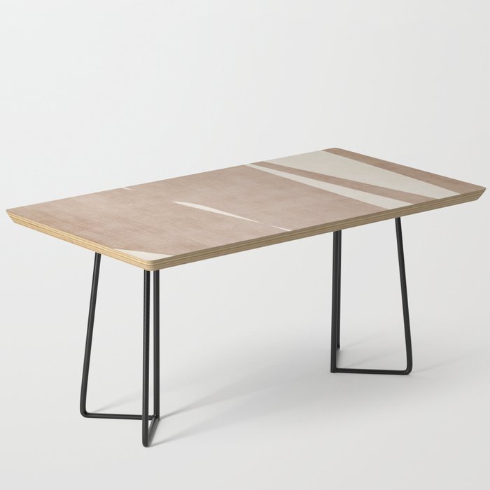 Light Brown Modern Minimalist Abstract Coffee Table Gallery Image 1