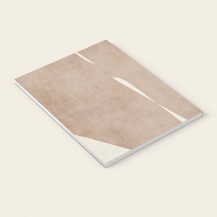 Light Brown Modern Minimalist Abstract Notebook Gallery Image 3