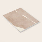 Light Brown Modern Minimalist Abstract Notebook Gallery Image 3