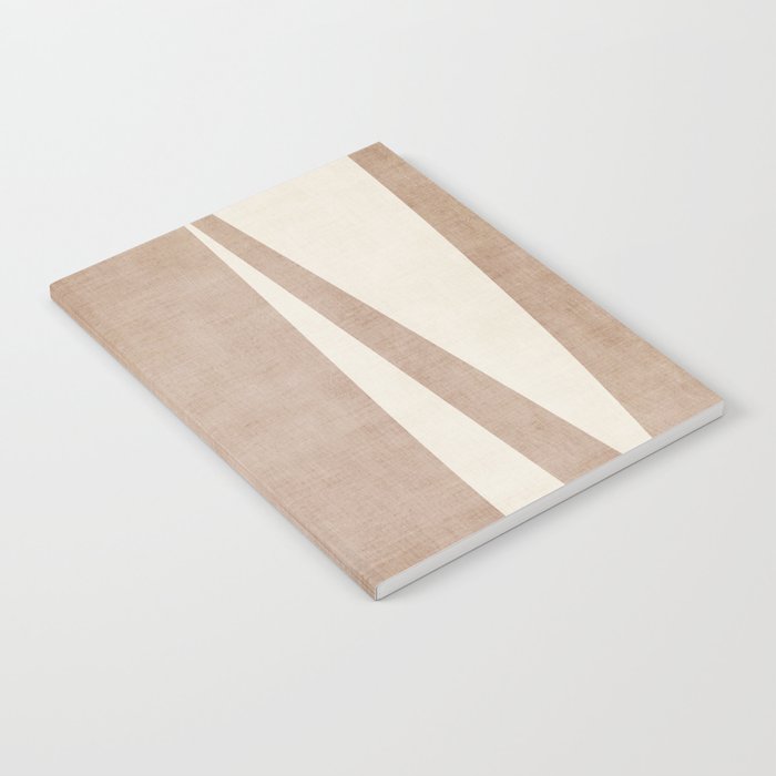 Light Brown Modern Minimalist Abstract Notebook Gallery Image 1