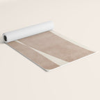 Light Brown Modern Minimalist Abstract Yoga Mat Gallery Image 2