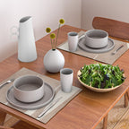Light Brown Modern Minimalist Abstract Placemat Gallery Image 2