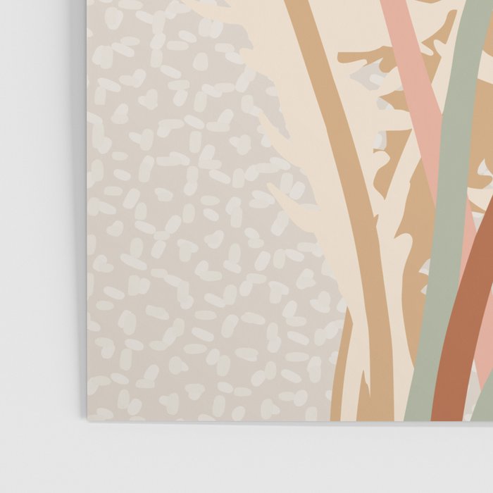 Big flower Dandelion blossom modern illustration rusty terracotta Poster Gallery Image 3