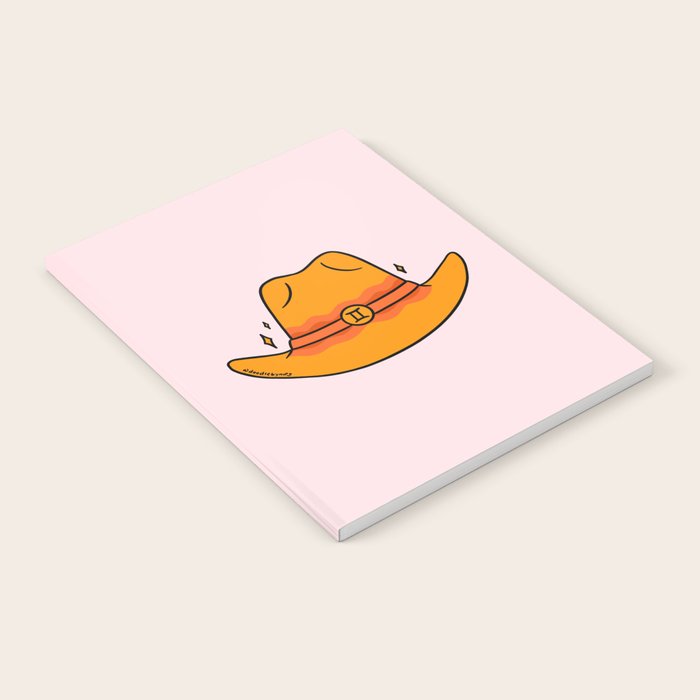 Gemini Cowboy Hat Notebook Gallery Image 2