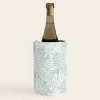 Palm Leaves . Soft Aqua Wine Chiller Gallery Image 2