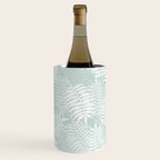 Palm Leaves . Soft Aqua Wine Chiller Gallery Image 1