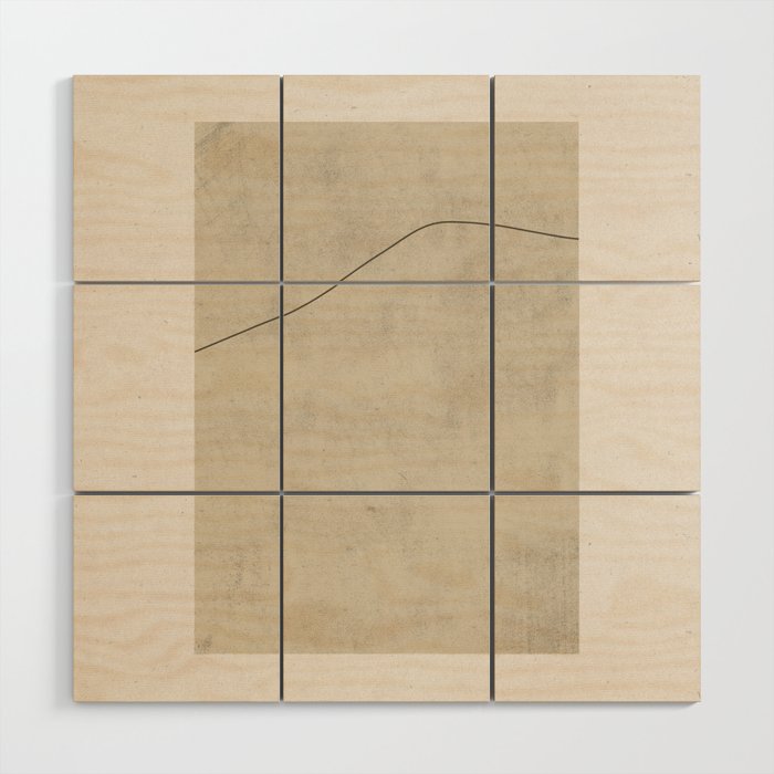 Simple Line No.2 Wood Wall Art Gallery Image 1