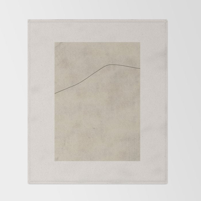 Simple Line No.2 Throw Blanket Gallery Image 2