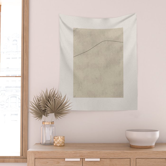 Simple Line No.2 Wall Tapestry Gallery Image 2