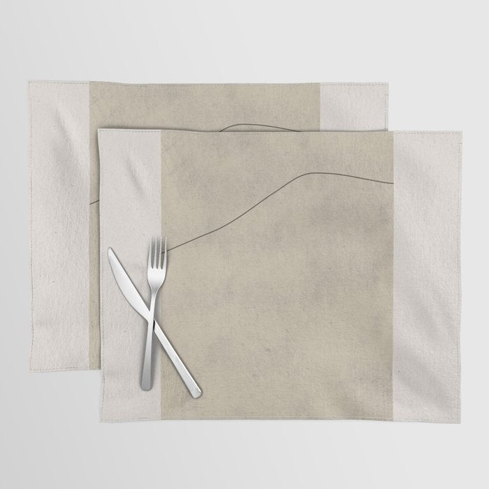 Simple Line No.2 Placemat Gallery Image 1