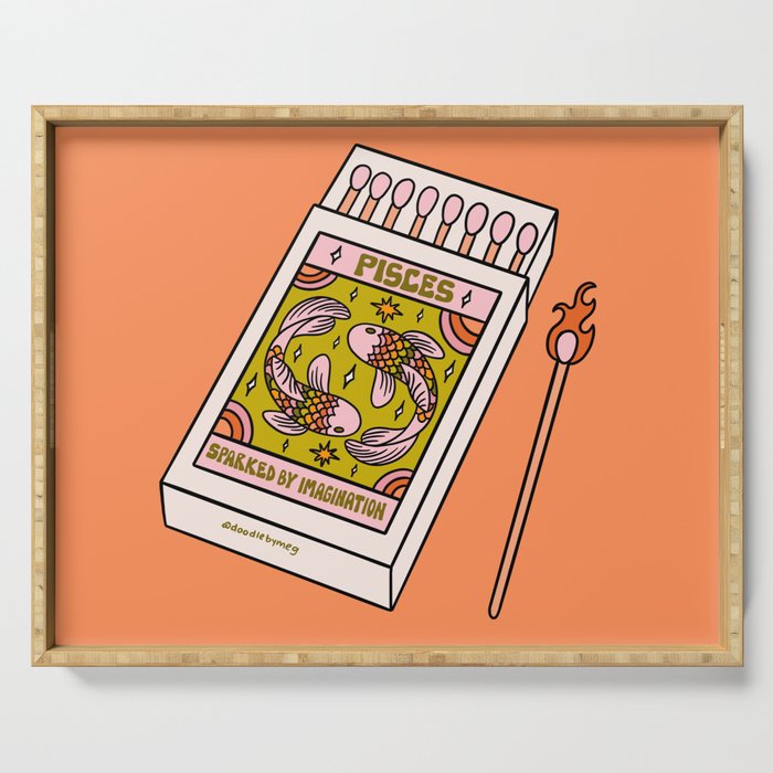 Pisces Matchbox Serving Tray Gallery Image 1