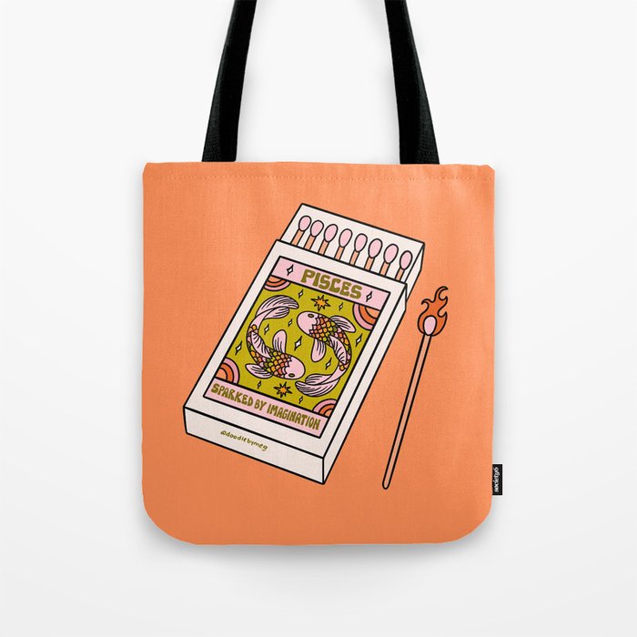 Pisces Matchbox Tote Bag Gallery Image 1