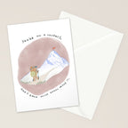 Bear on a Journey, Mountain Adventure Stationery Card Gallery Image 2