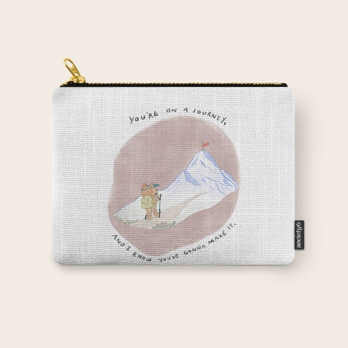 Bear on a Journey, Mountain Adventure Carry All Pouch Gallery Image 1