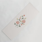 Wildflowers - Blush Yoga Mat Gallery Image 1