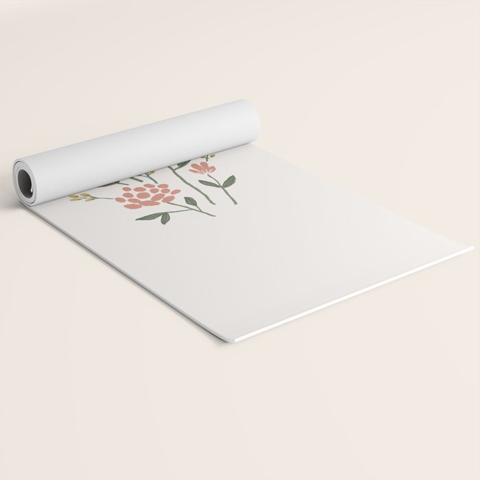Wildflowers - Blush Yoga Mat Gallery Image 2