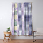 Bold colors block grid A Window Curtain Gallery Image 5