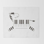 Life is like a piano Throw Blanket Gallery Image 2