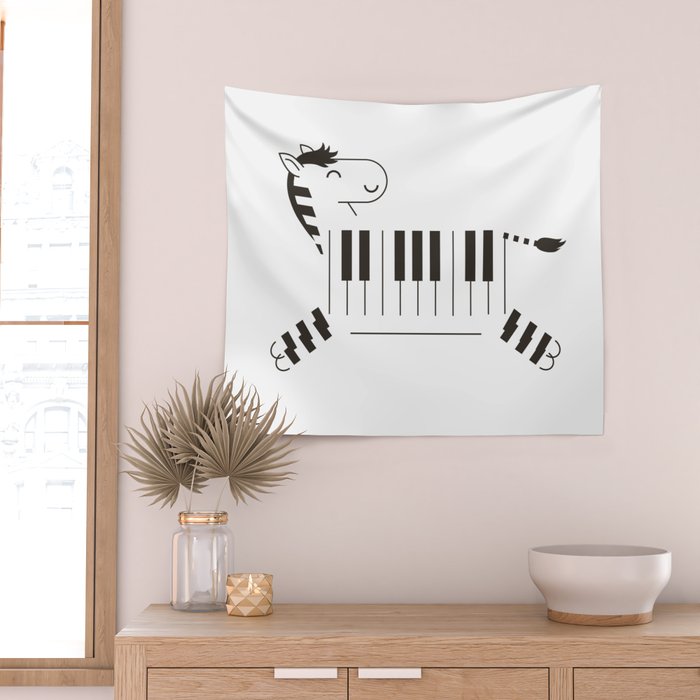 Life is like a piano Wall Tapestry Gallery Image 2