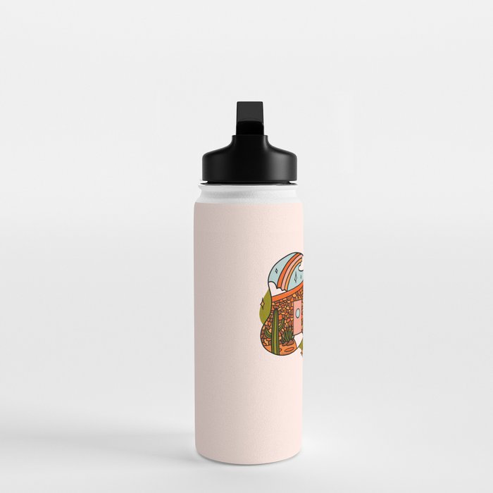 Cancer Mid Century House Water Bottle Gallery Image 3