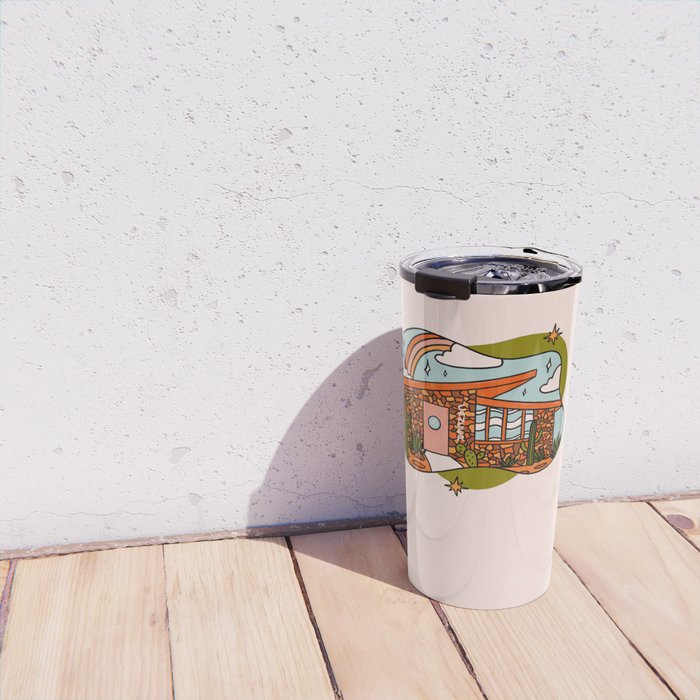 Cancer Mid Century House Travel Mug Gallery Image 4