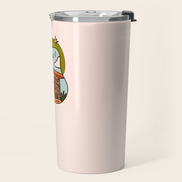 Cancer Mid Century House Travel Mug Gallery Image 2