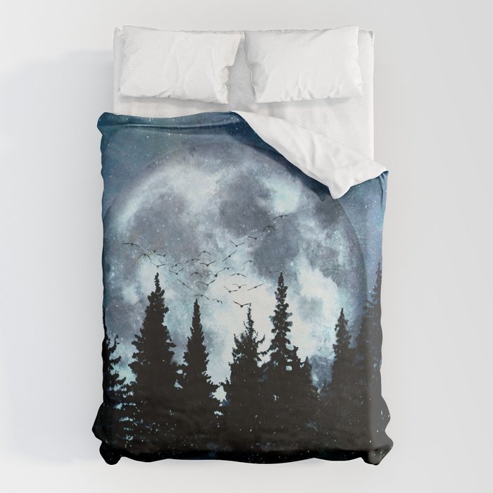 Full Moon II Duvet Cover Gallery Image 6