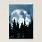 Full Moon II Stationery Card Gallery Image 2