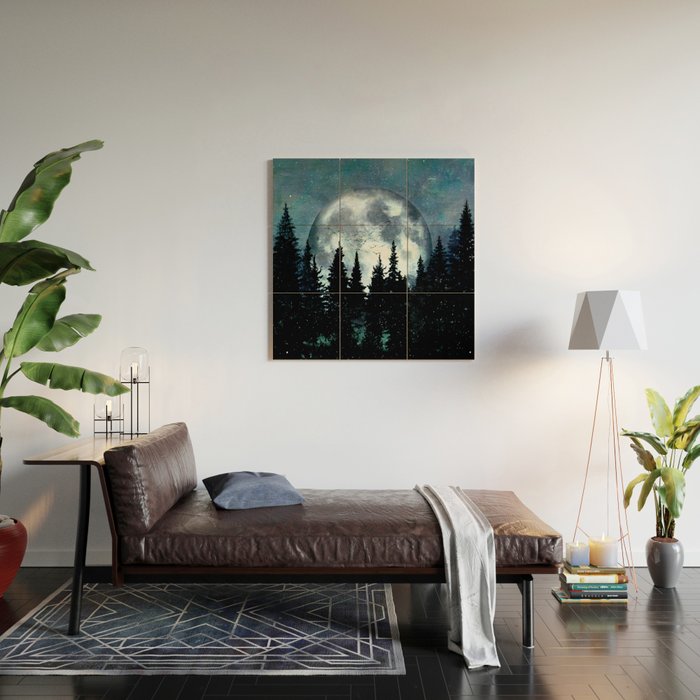 Full Moon II Wood Wall Art Gallery Image 2