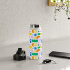 Colorful abstract organic shape art pattern Water Bottle Gallery Image 4