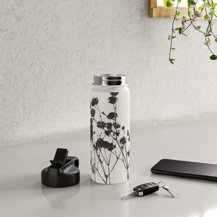 Gypsophila Portrait #1 Water Bottle Gallery Image 4