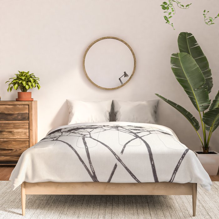Gypsophila Portrait #1 Comforter Gallery Image 3