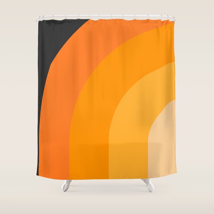Retro 03 Shower Curtain Gallery Image 1
