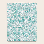 William Morris Lodden Turquoise White Notebook Gallery Image 4