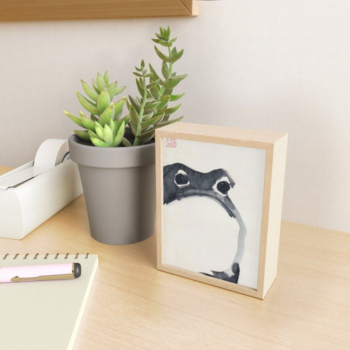 Matsumoto Hoji Frog Painting Mini Art Print Gallery Image 2