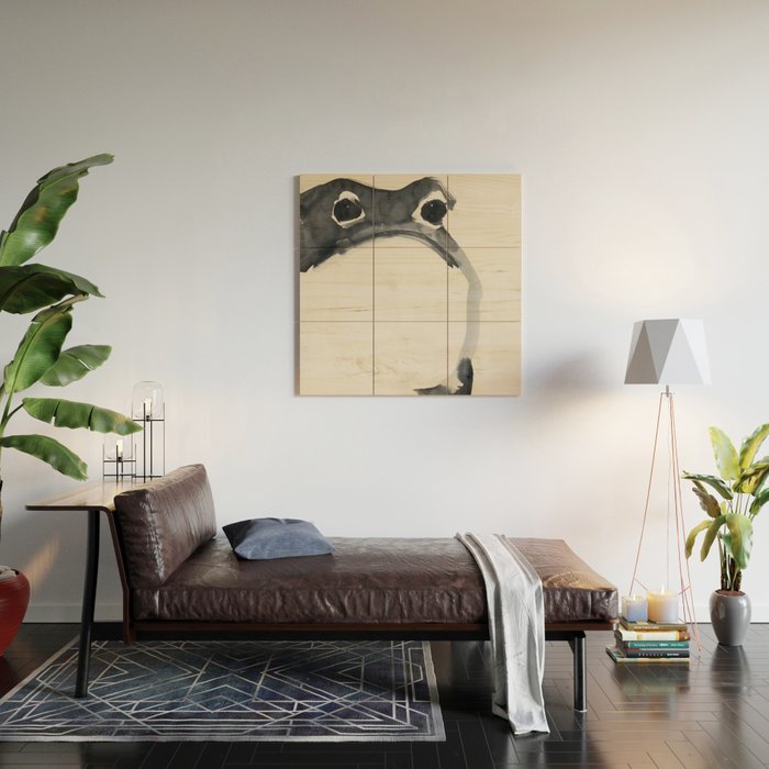 Matsumoto Hoji Frog Painting Wood Wall Art Gallery Image 2