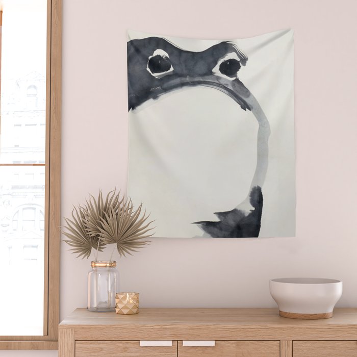 Matsumoto Hoji Frog Painting Wall Tapestry Gallery Image 2