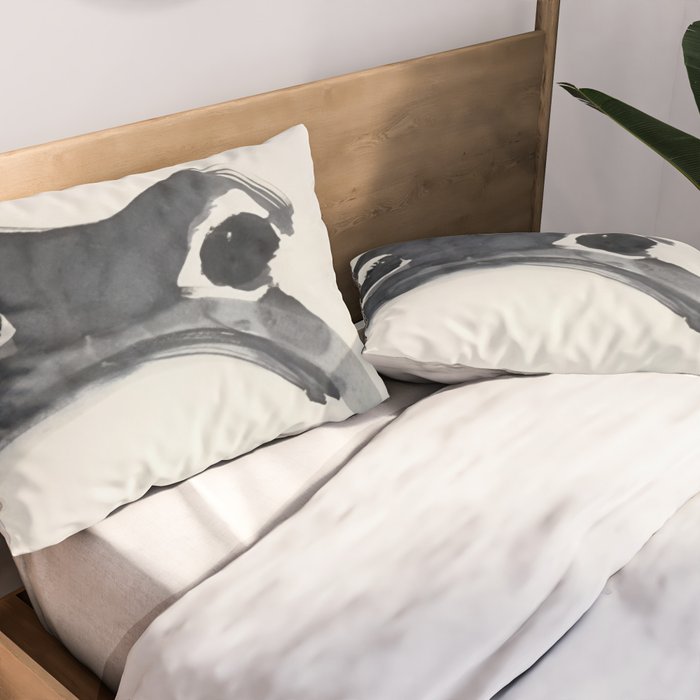 Matsumoto Hoji Frog Painting Pillow Sham Gallery Image 2