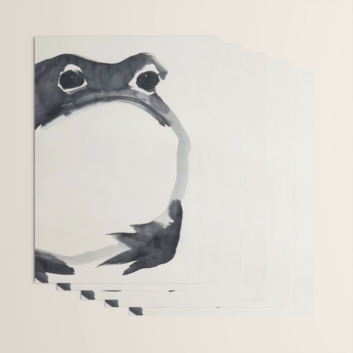 Matsumoto Hoji Frog Painting Wrapping Paper Gallery Image 3