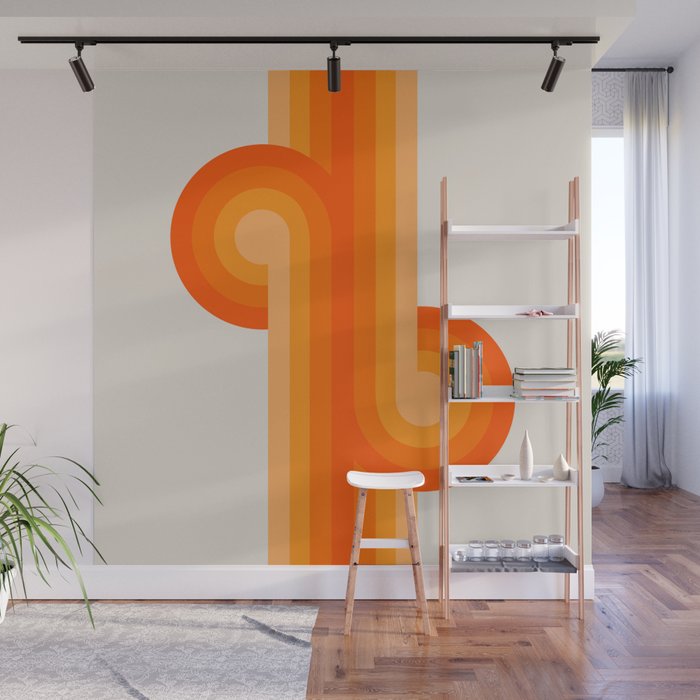 Creamsicle Knots Wall Mural Gallery Image 1