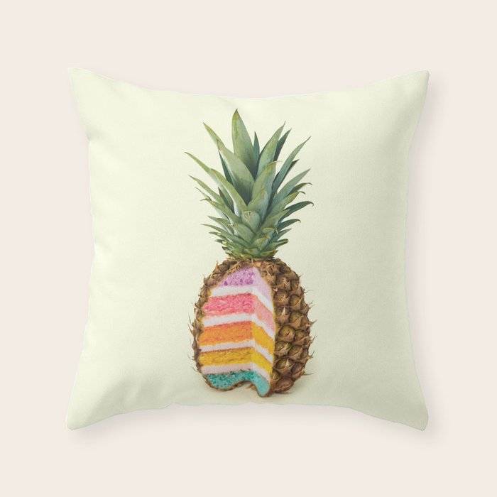 PINEAPPLE CAKE Throw Pillow Gallery Image 6
