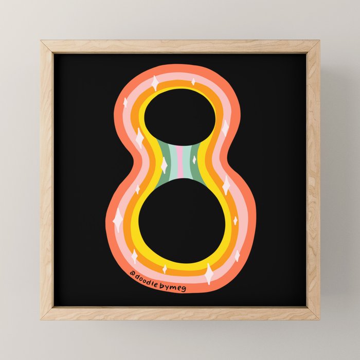 Rainbow 8 Mini Art Print Gallery Image 1