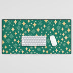 Christmas Lights pattern Desk Mat Gallery Image 1