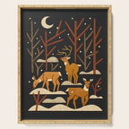Wild Wood Deer Serving Tray Gallery Image 1